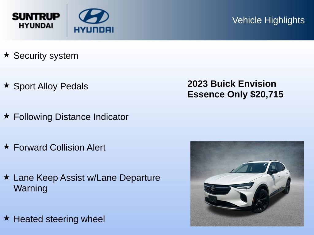 Used 2023 Buick Envision Essence w/ Sport Touring Package image 16