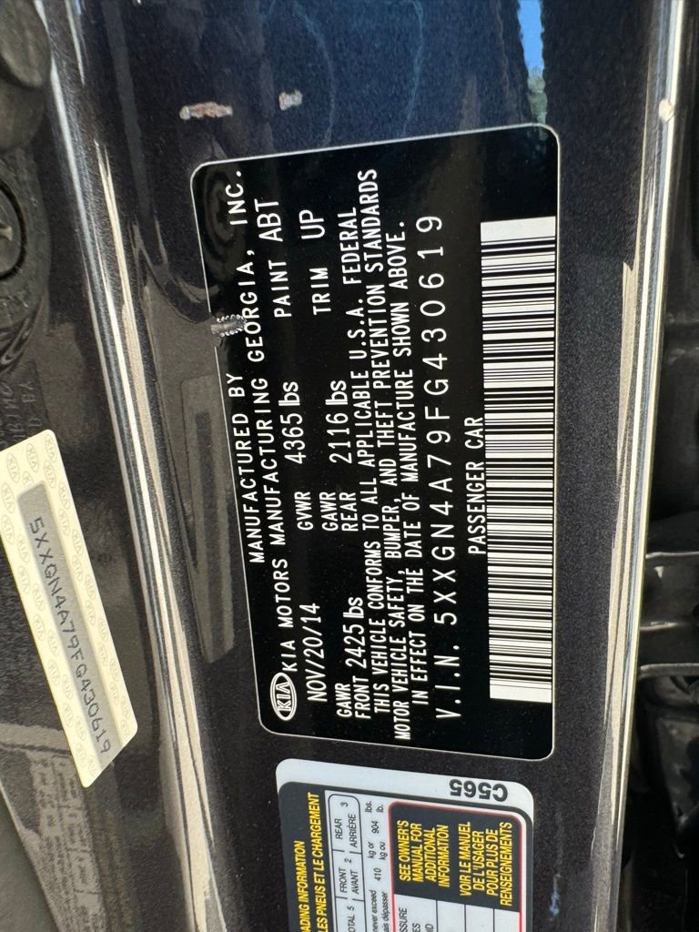 Used 2015 Kia Optima EX w/ EX Premium Package image 32