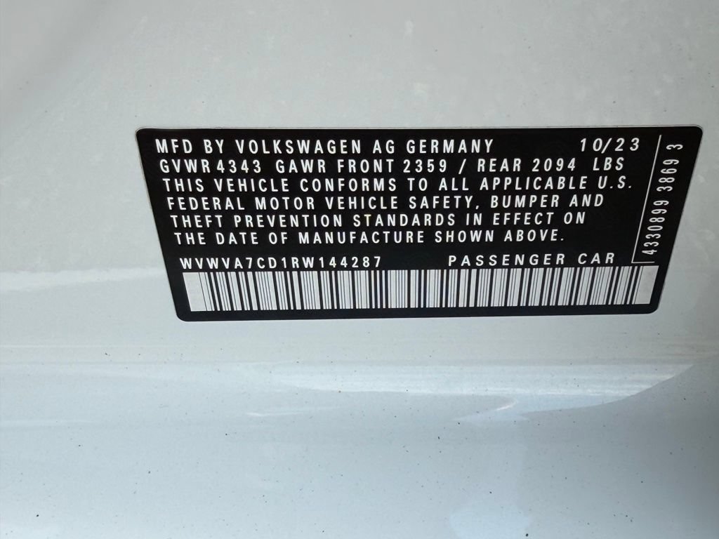 Certified 2024 Volkswagen GTI Autobahn FWD image 43