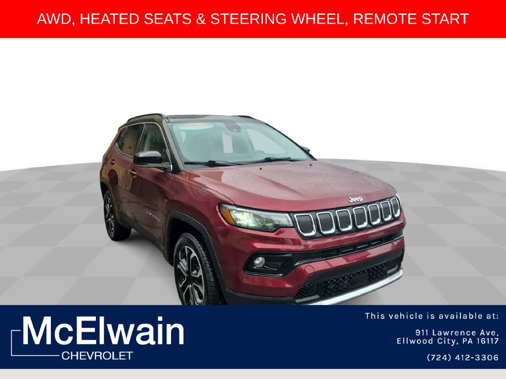 Used 2022 Jeep Compass Limited AWD/4WD image 1