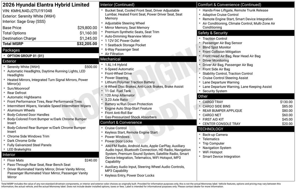 New 2026 Hyundai Elantra Limited image 4