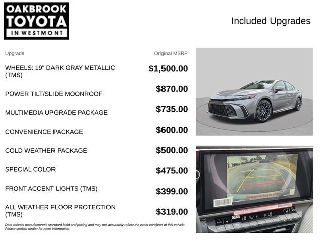 New 2026 Toyota Camry SE w/ Multimedia Upgrade Package AWD/4WD image 4