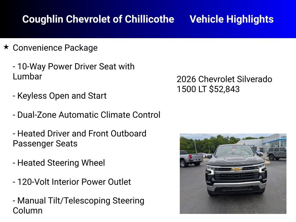 New 2026 Chevrolet Silverado 1500 LT w/ Leather Package AWD/4WD image 6