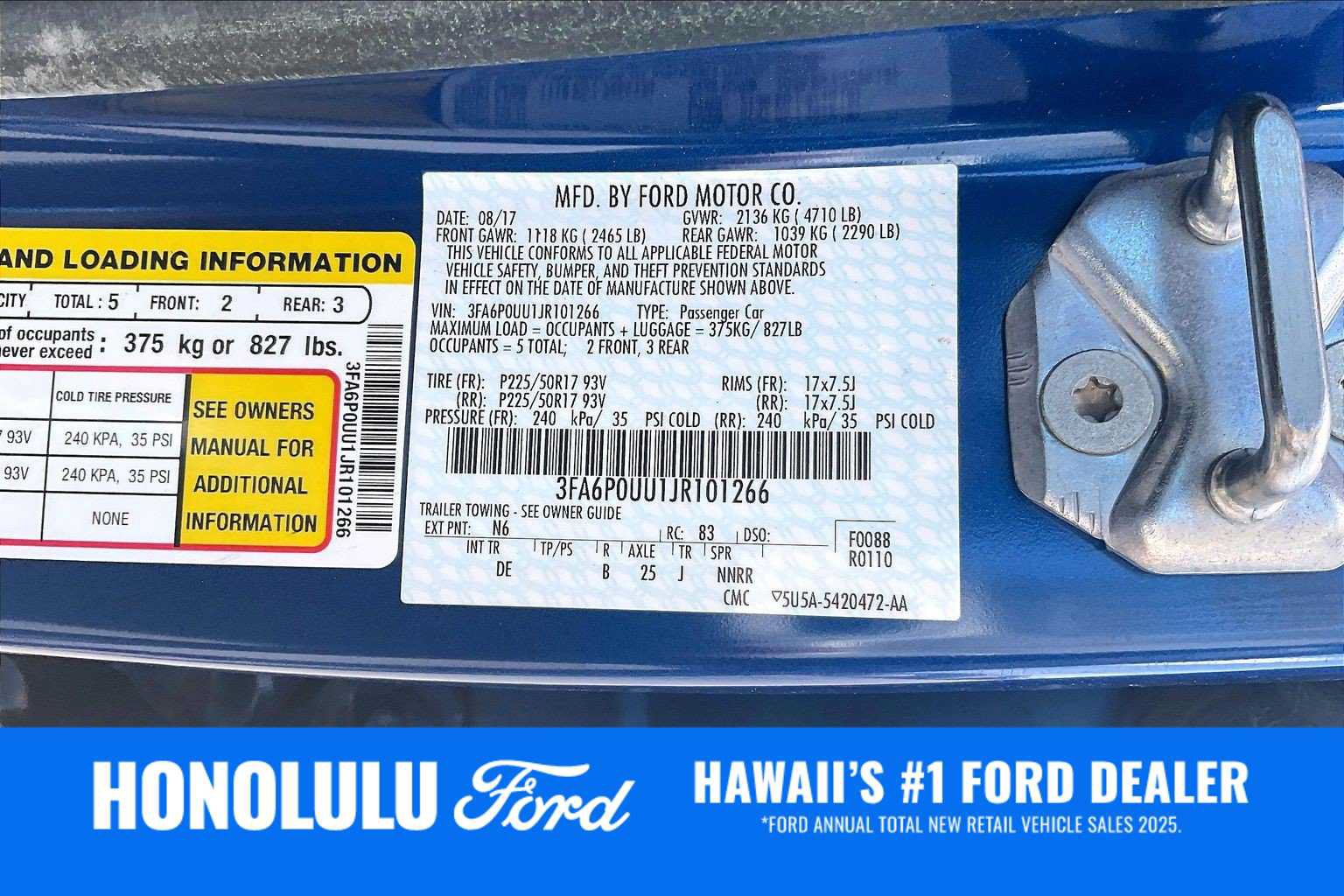 Certified 2018 Ford Fusion S FWD image 20