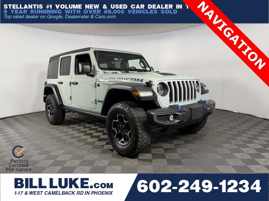 Certified 2023 Jeep Wrangler Unlimited Rubicon 4xe