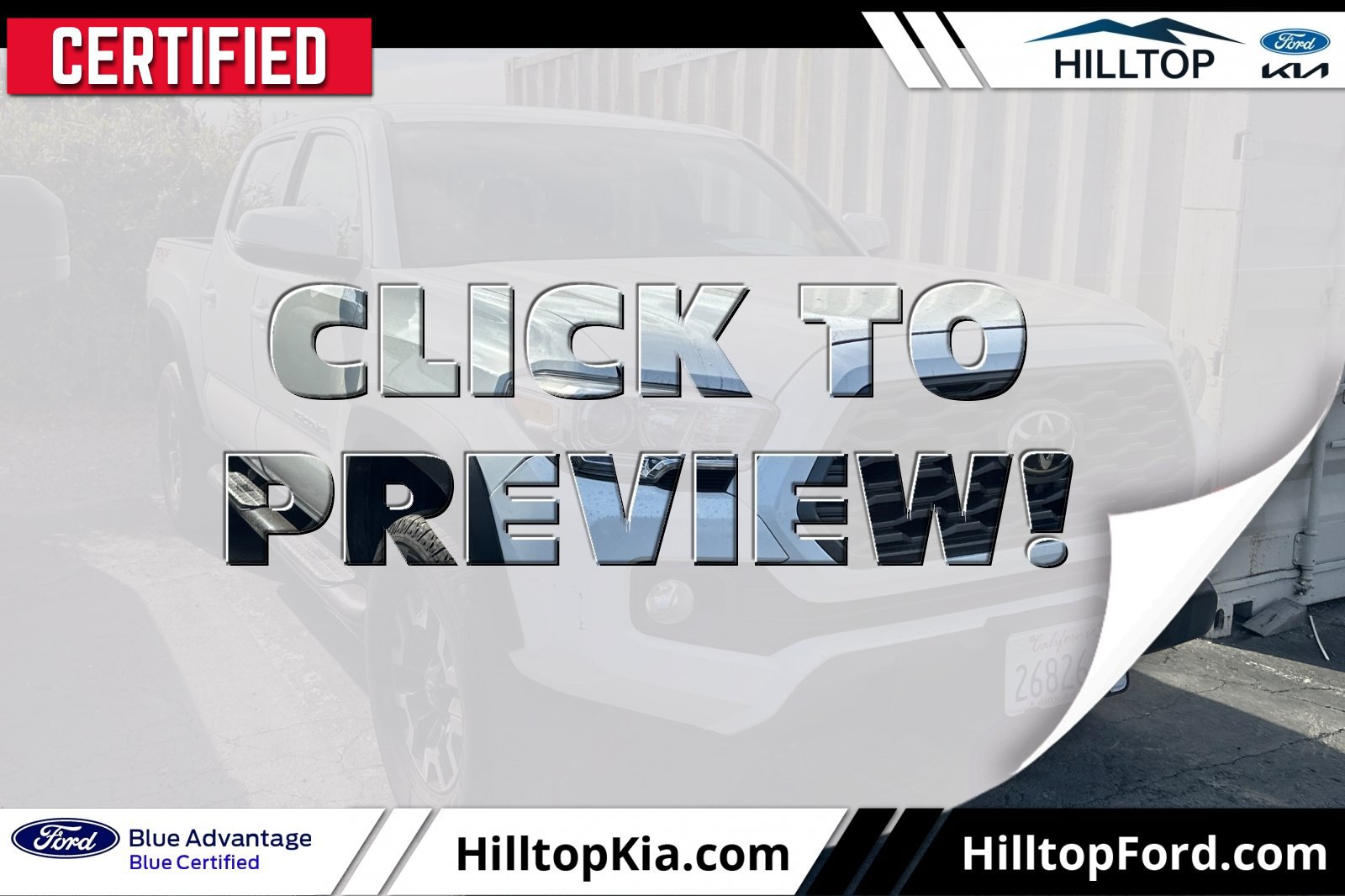 Used 2021 Toyota Tacoma TRD Off-Road w/ Technology Package