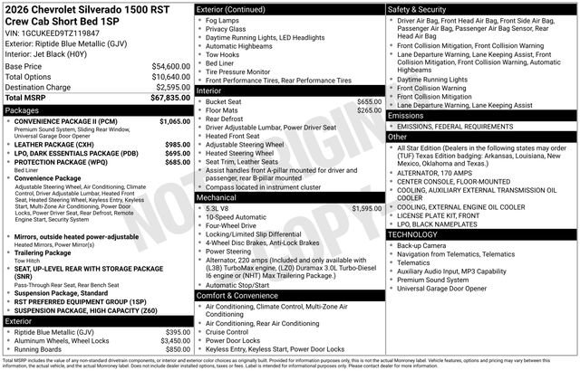 New 2026 Chevrolet Silverado 1500 RST w/ Convenience Package II video 2