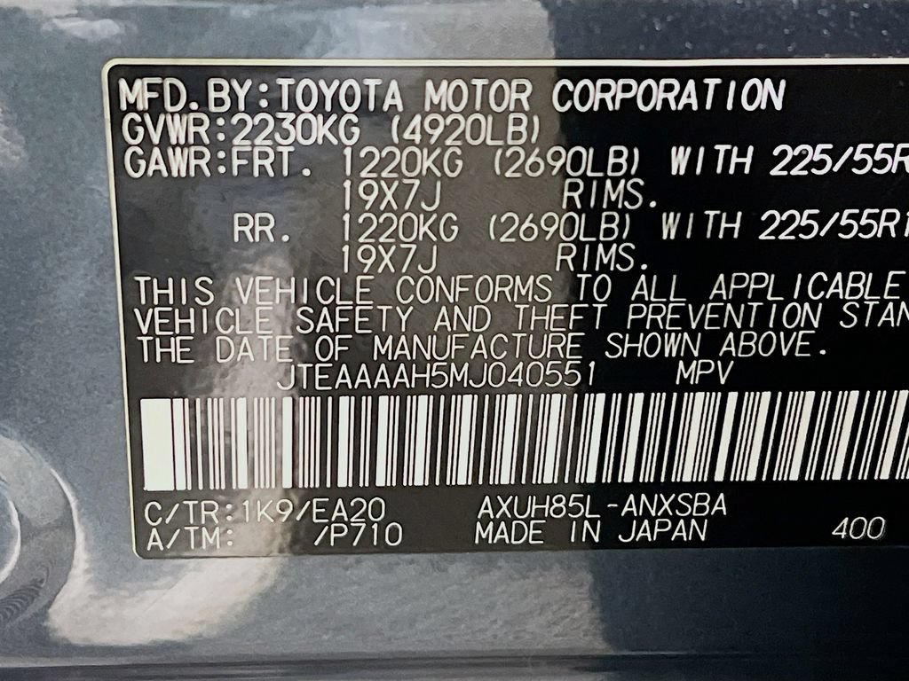 Certified 2021 Toyota Venza Limited w/ Advanced Technology Package AWD/4WD image 27