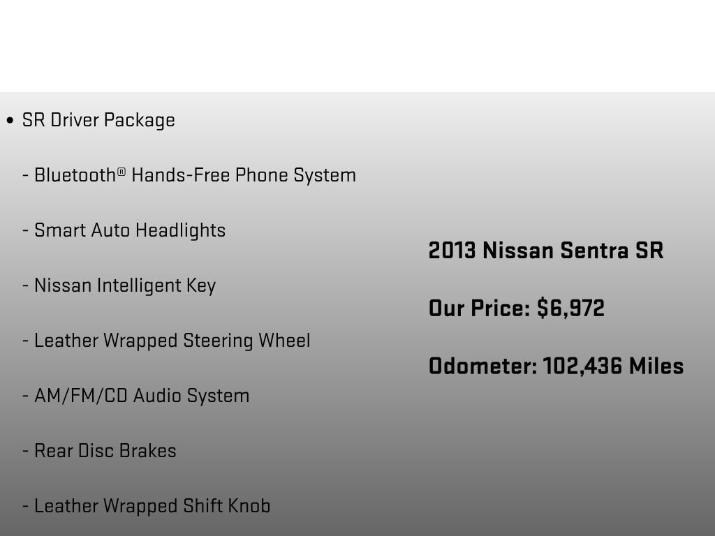 Used 2013 Nissan Sentra SR w/ Premium Pkg image 6