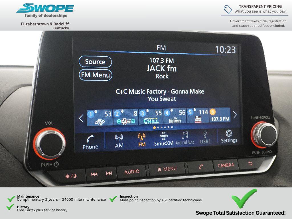 Certified 2023 Nissan Sentra SR w/ Midnight Edition Package FWD image 22