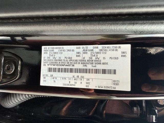 Used 2022 Ford F150 Limited image 40