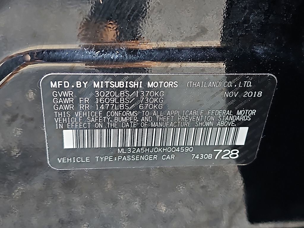 Used 2019 Mitsubishi Mirage LE image 25