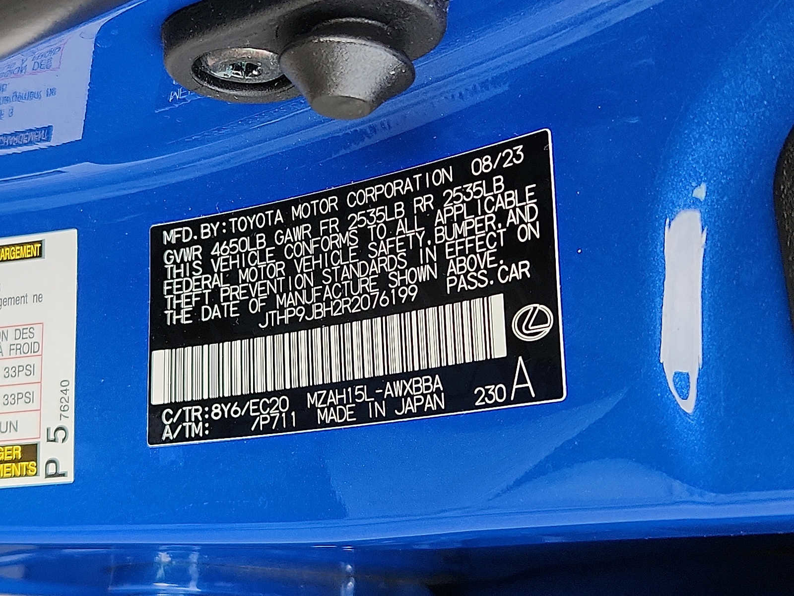 Used 2024 Lexus UX 250h AWD w/ Premium Package image 26