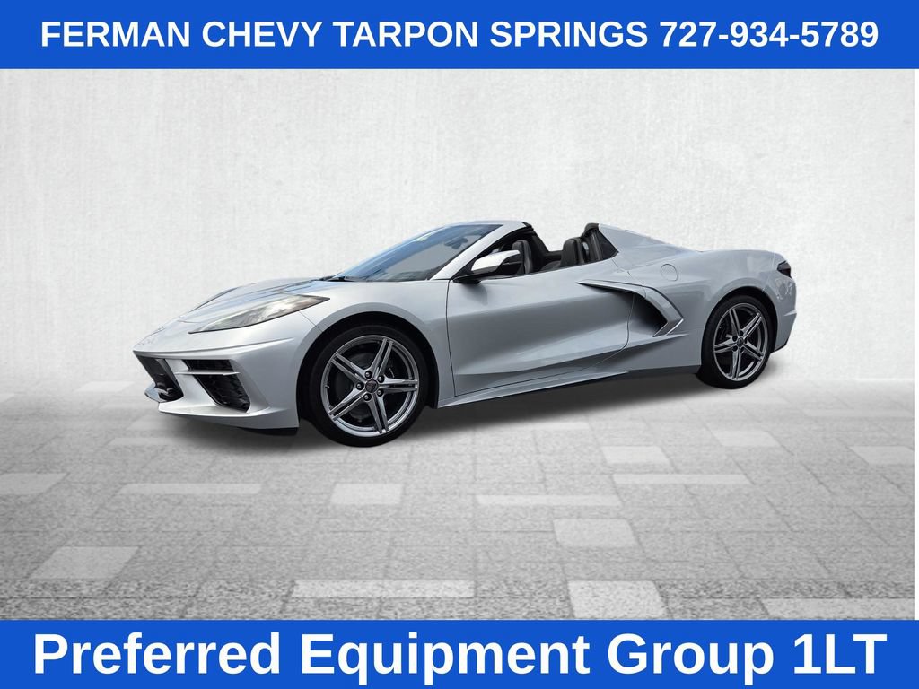 New 2027 Chevrolet Corvette Stingray Convertible w/ Chrome Exterior Badge Package RWD image 6