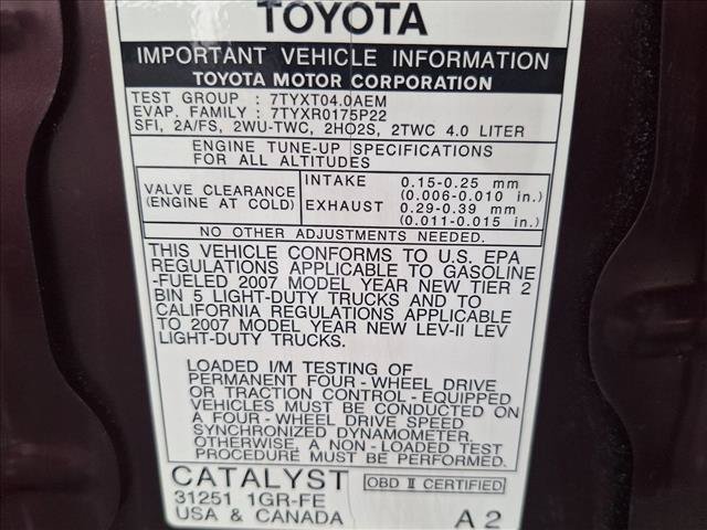 Used 2007 Toyota FJ Cruiser 4WD image 15