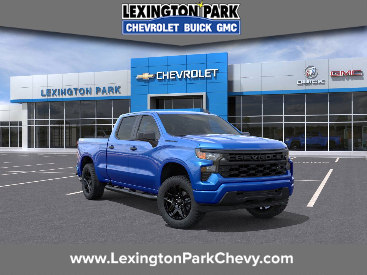 New 2026 Chevrolet Silverado 1500 Custom w/ Turbomax Blackout Package