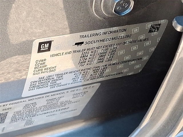 Used 2021 Chevrolet Silverado 1500 High Country image 23