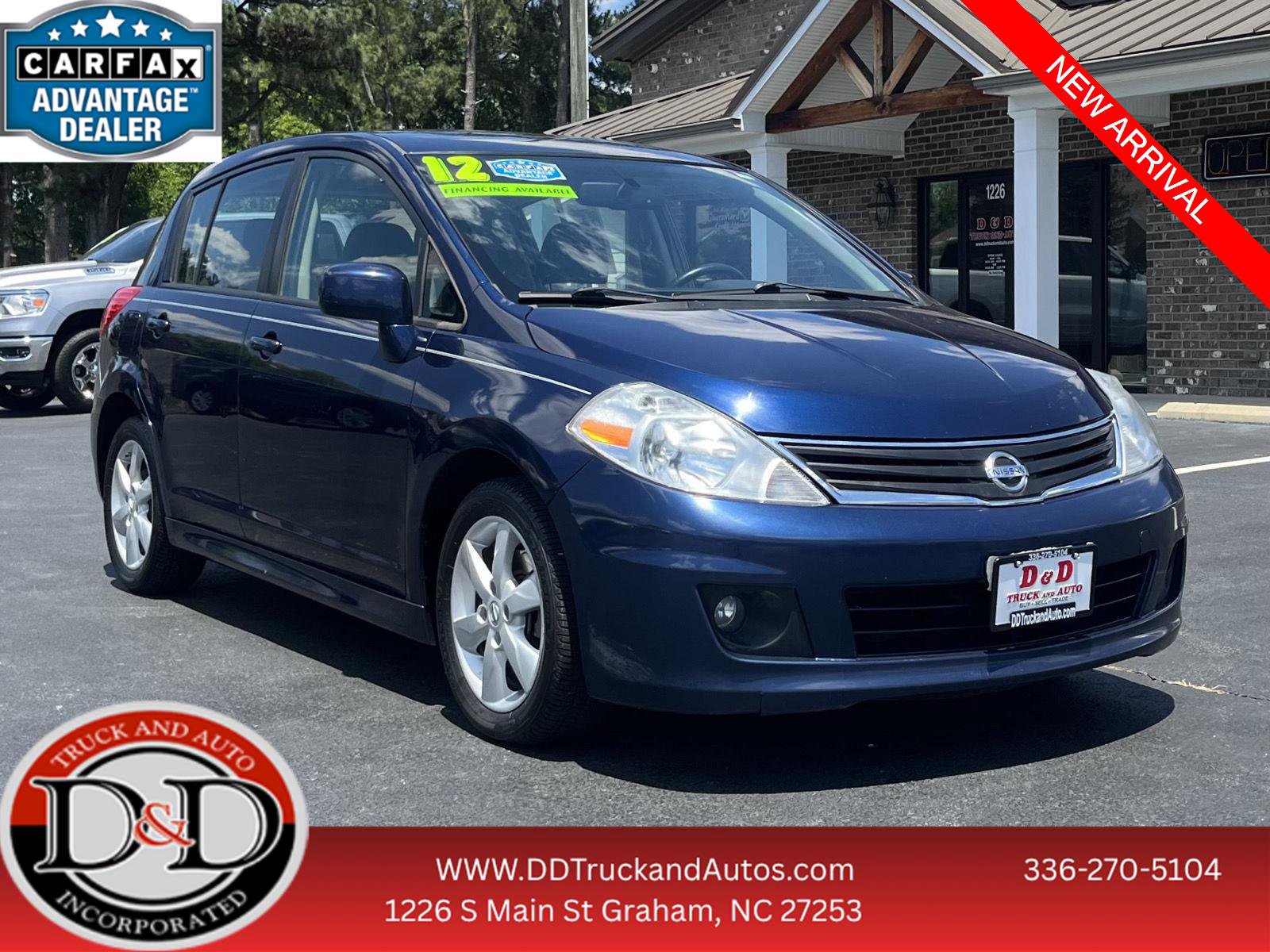 Used 2012 Nissan Versa Hatchback w/ SL Navigation Pkg FWD image 1