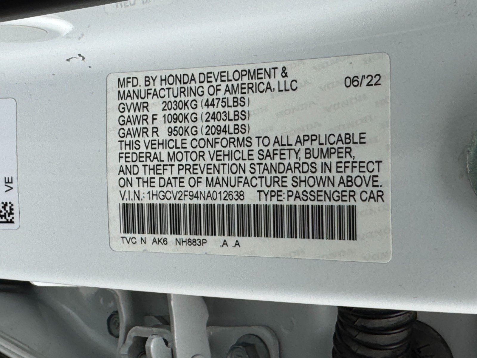 Used 2022 Honda Accord Touring image 45