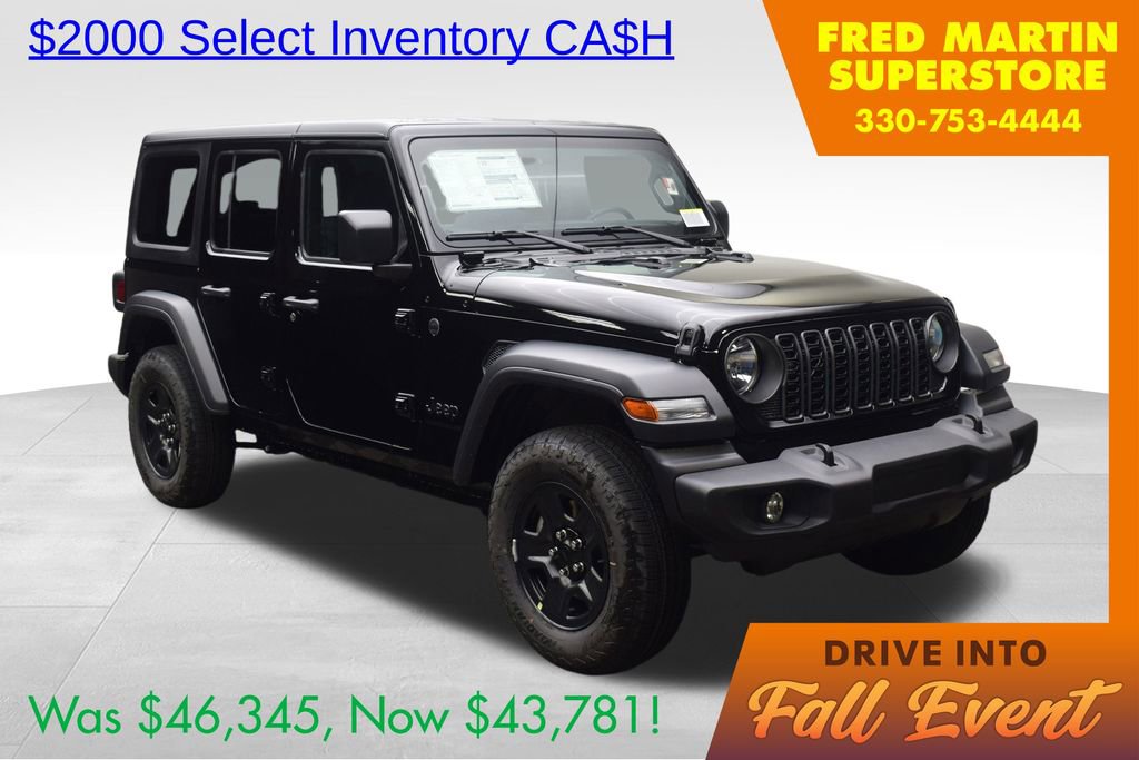 New 2025 Jeep Wrangler Sport