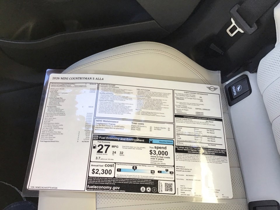New 2026 MINI Cooper Countryman S image 33