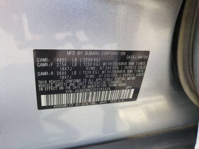 Used 2024 Subaru Outback Limited AWD/4WD image 36