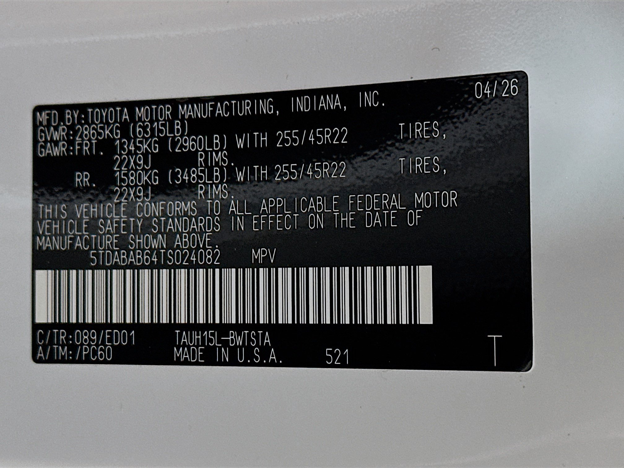 New 2026 Lexus TX 500h AWD w/ Technology Package image 31
