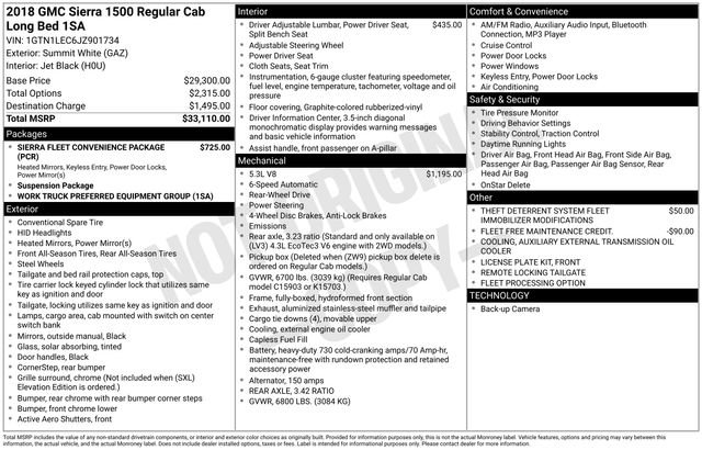 Used 2018 GMC Sierra 1500 2WD Regular Cab image 15