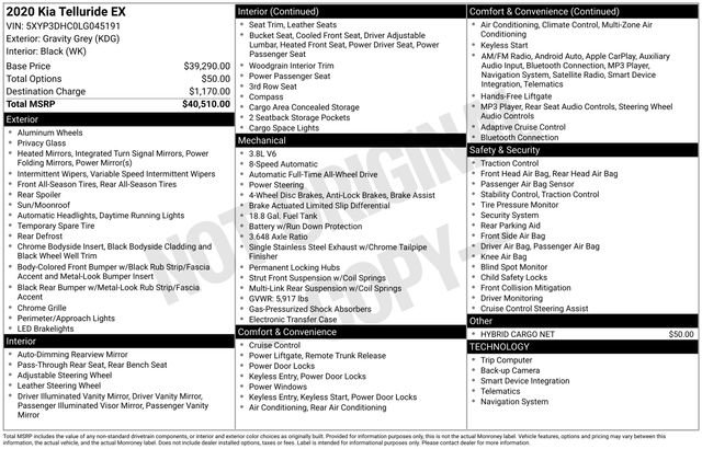 Used 2020 Kia Telluride EX image 10
