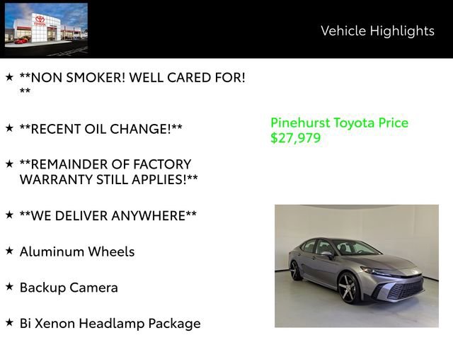 Used 2025 Toyota Camry SE w/ Multimedia Upgrade Package image 19
