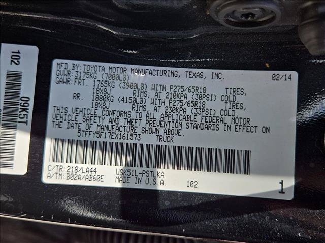 Used 2014 Toyota Tundra Limited w/ TRD Off Road Package RWD image 26