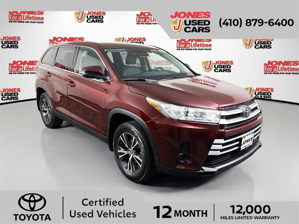 Certified 2019 Toyota Highlander LE w/ Protection Package #3 AWD/4WD image 1