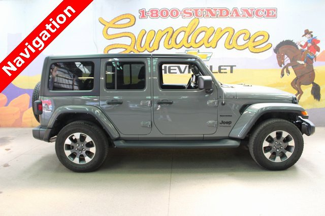Used 2021 Jeep Wrangler Unlimited Sahara w/ Uconnect 4C Nav & Sound Group