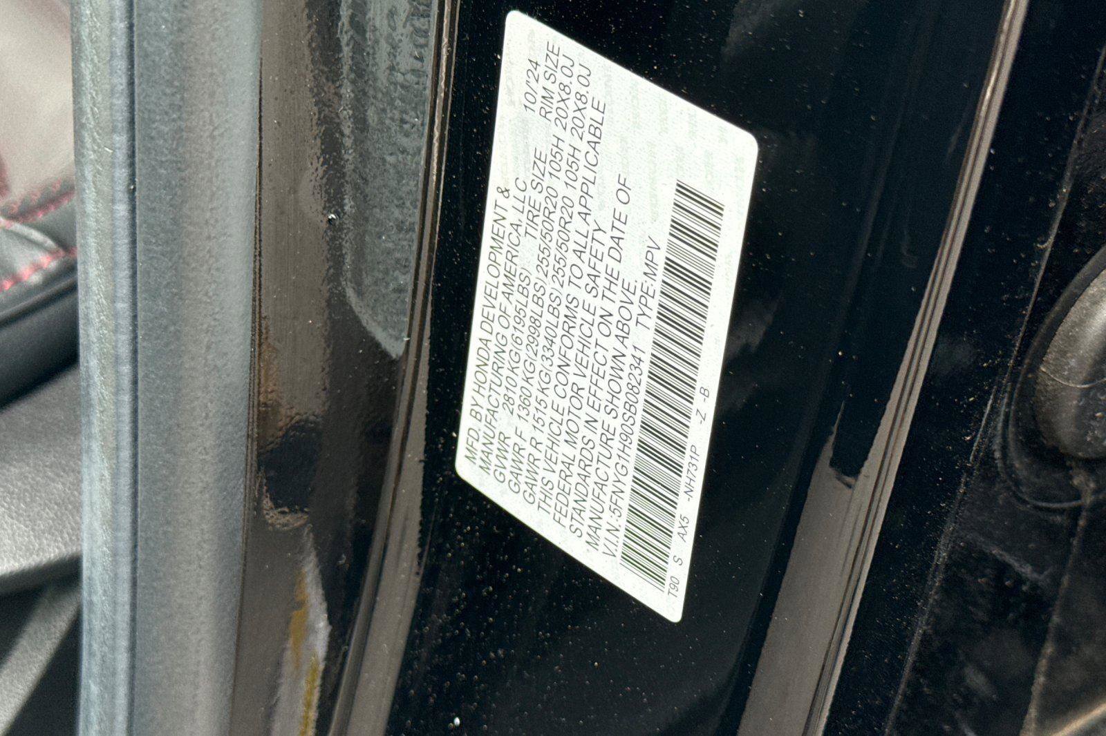 Certified 2025 Honda Pilot Black Edition image 30