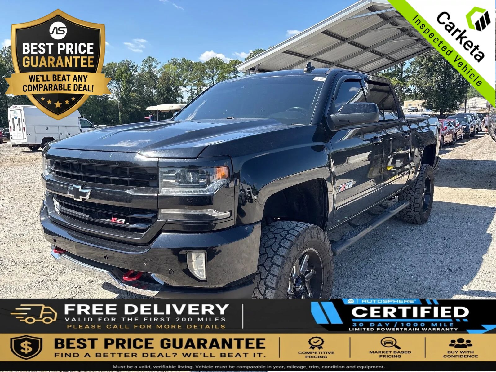 Used 2017 Chevrolet Silverado 1500 LTZ Z71 w/ LTZ Plus Package AWD/4WD image 1