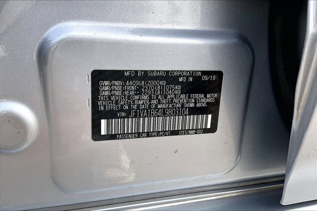 Used 2020 Subaru WRX Premium w/ Performance Package image 31