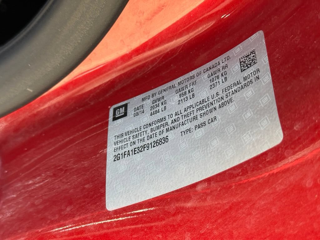 Used 2015 Chevrolet Camaro LS RWD image 11