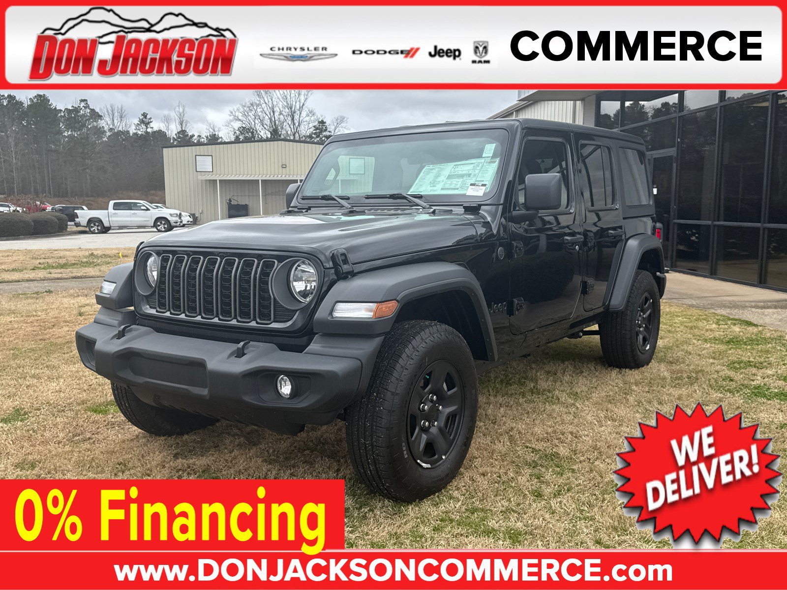 New 2026 Jeep Wrangler Unlimited Sport