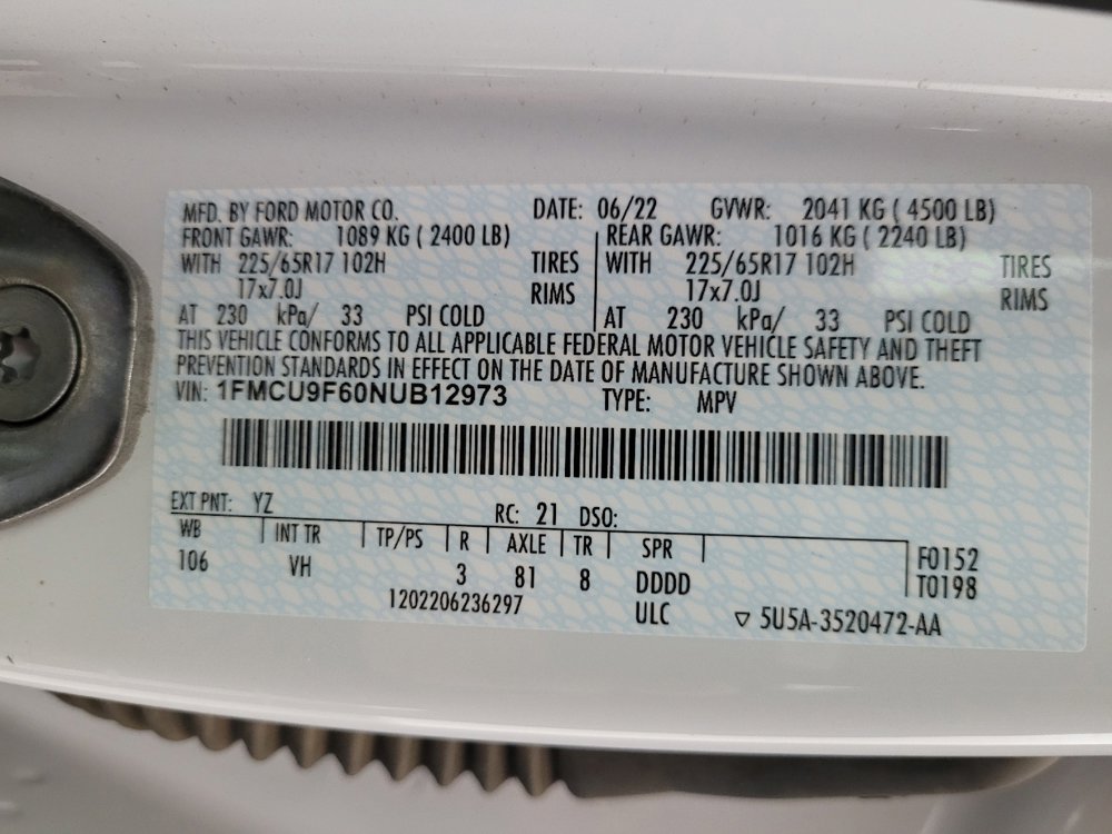 Used 2022 Ford Escape S image 33