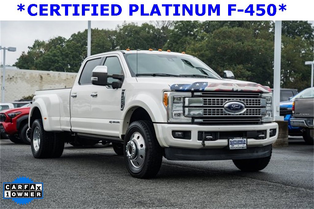 Certified 2017 Ford F450 Platinum w/ Platinum Ultimate Package
