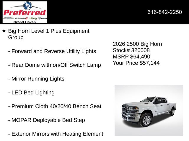 New 2026 RAM 2500 Big Horn image 24