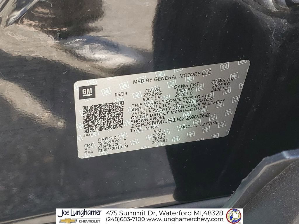 Used 2019 GMC Acadia SLT w/ Black Edition FWD image 36