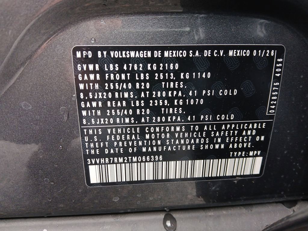 New 2026 Volkswagen Tiguan SE R-Line FWD image 29