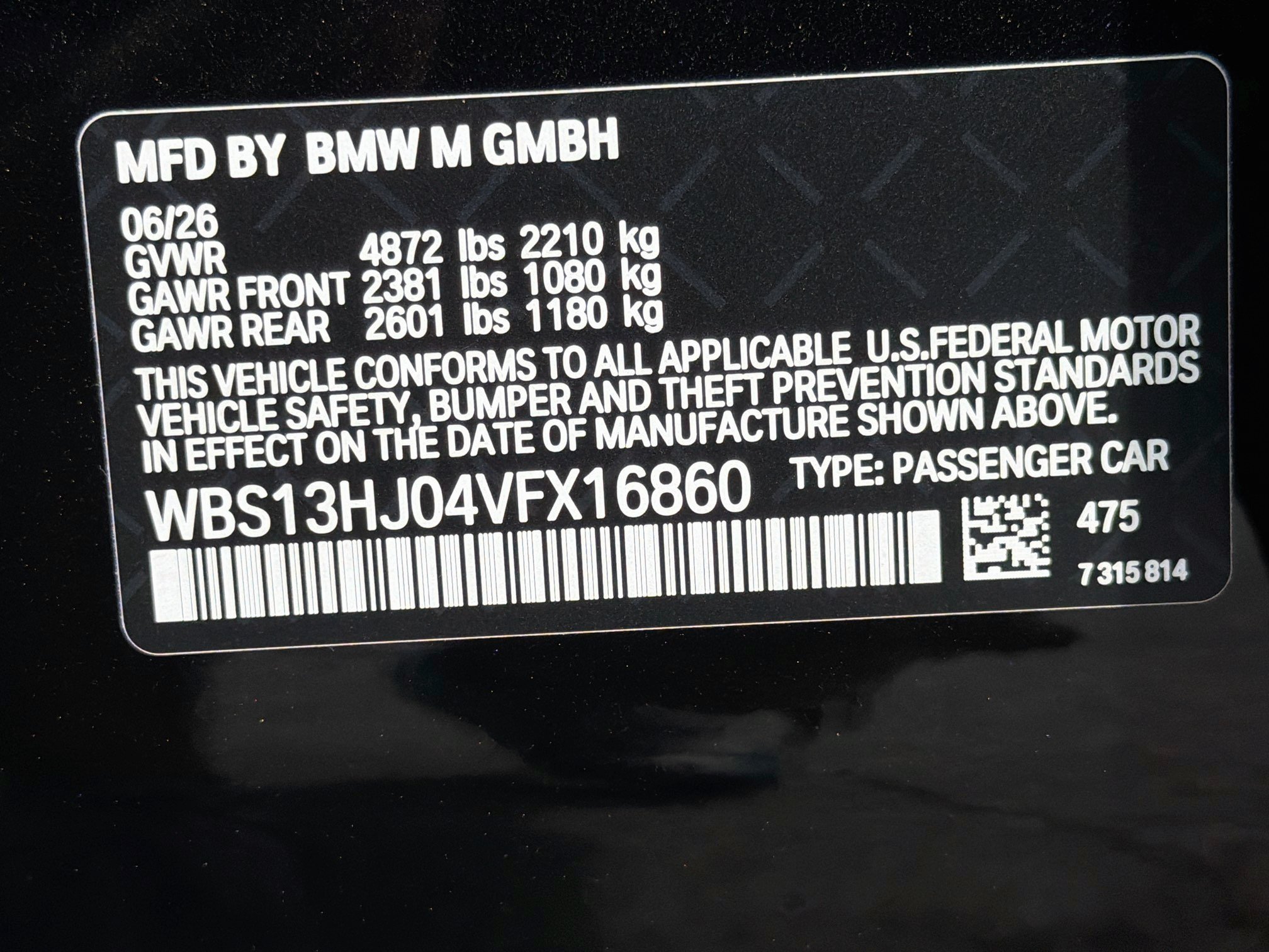 New 2027 BMW M3 w/ M Driver's Package RWD image 42