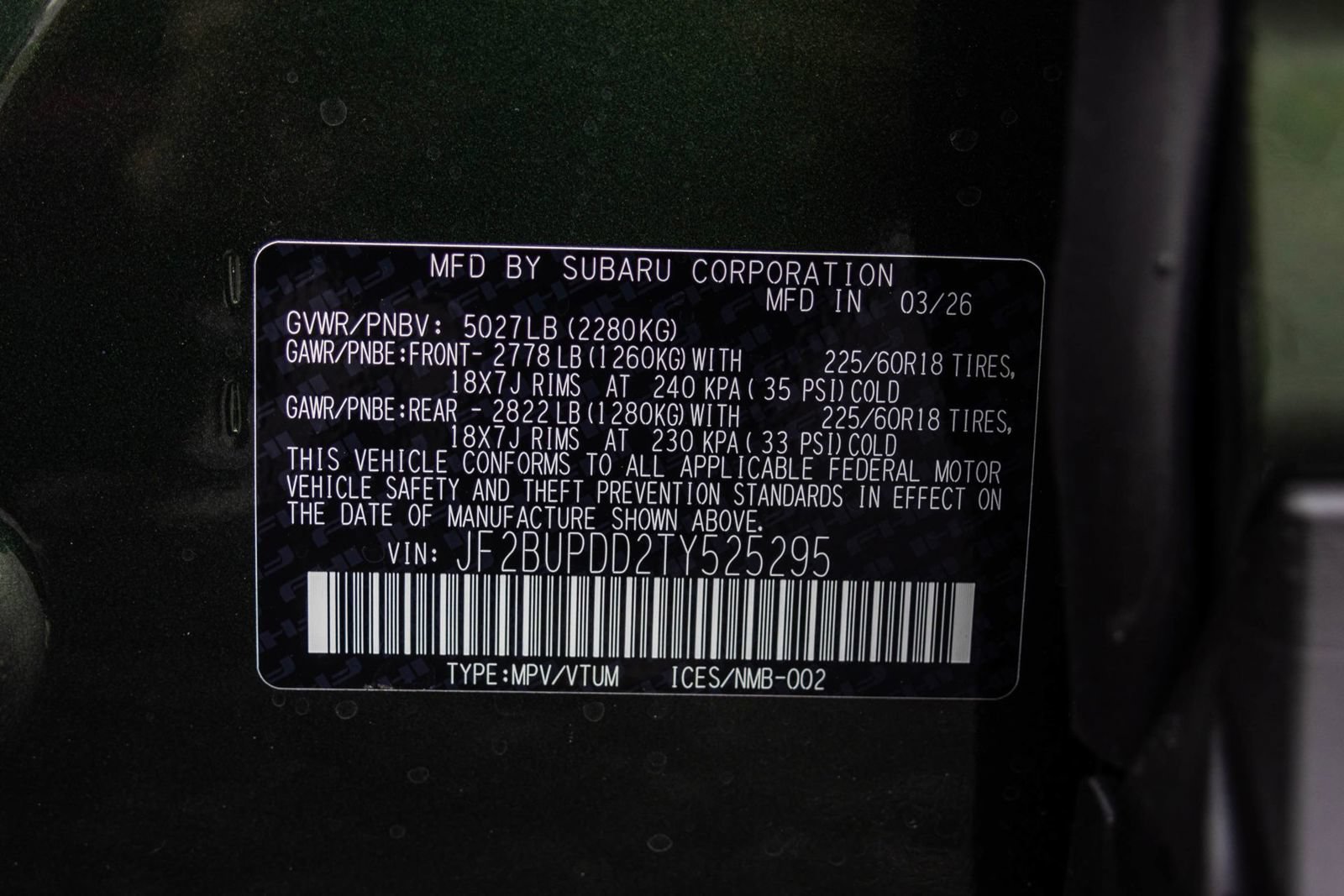 New 2026 Subaru Outback Limited AWD/4WD image 48