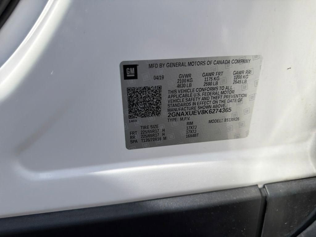 Used 2019 Chevrolet Equinox LT AWD/4WD image 23