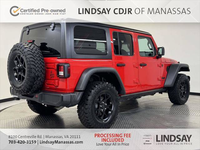 Certified 2025 Jeep Wrangler Unlimited Sport AWD/4WD image 9