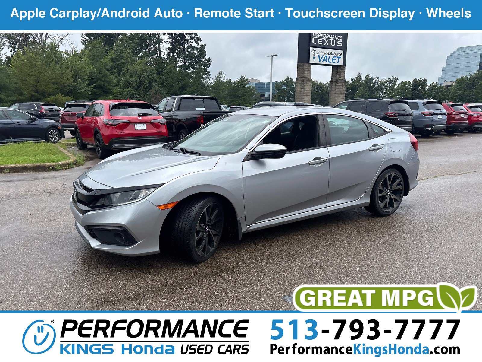 Used 2021 Honda Civic Sport image 1
