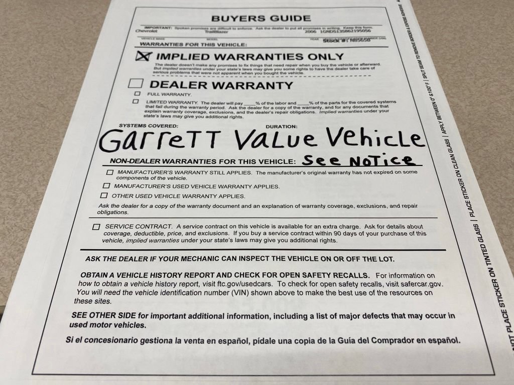 Used 2006 Chevrolet TrailBlazer LS w/ LS Preferred Equipment Group RWD image 23