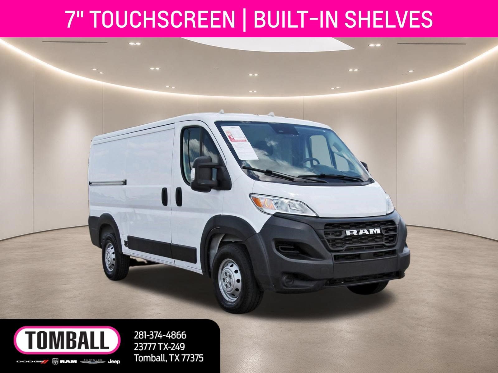 Used 2023 RAM ProMaster 1500 w/ Interior LED Lighting Group FWD image 1